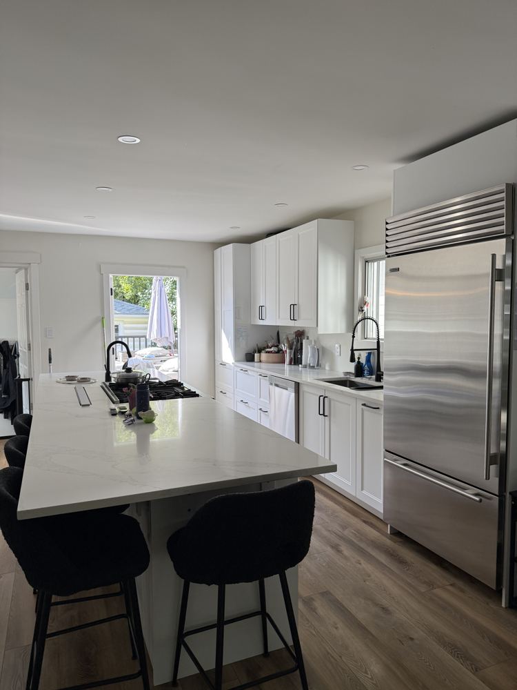 Kitchen after cleaning