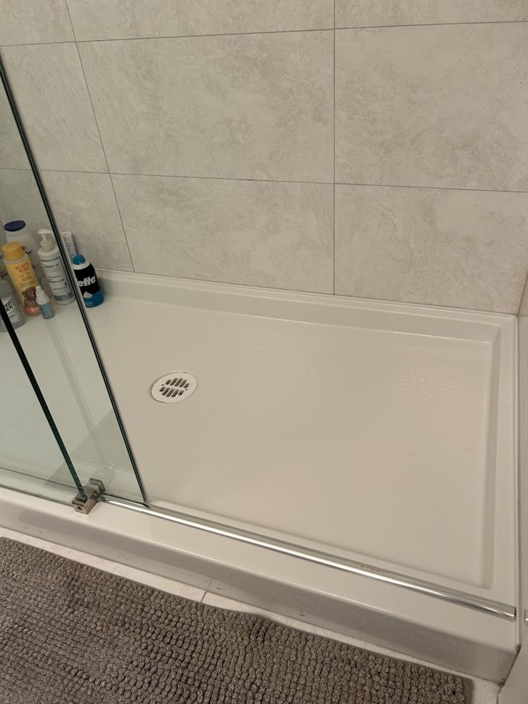 Shower after cleaning