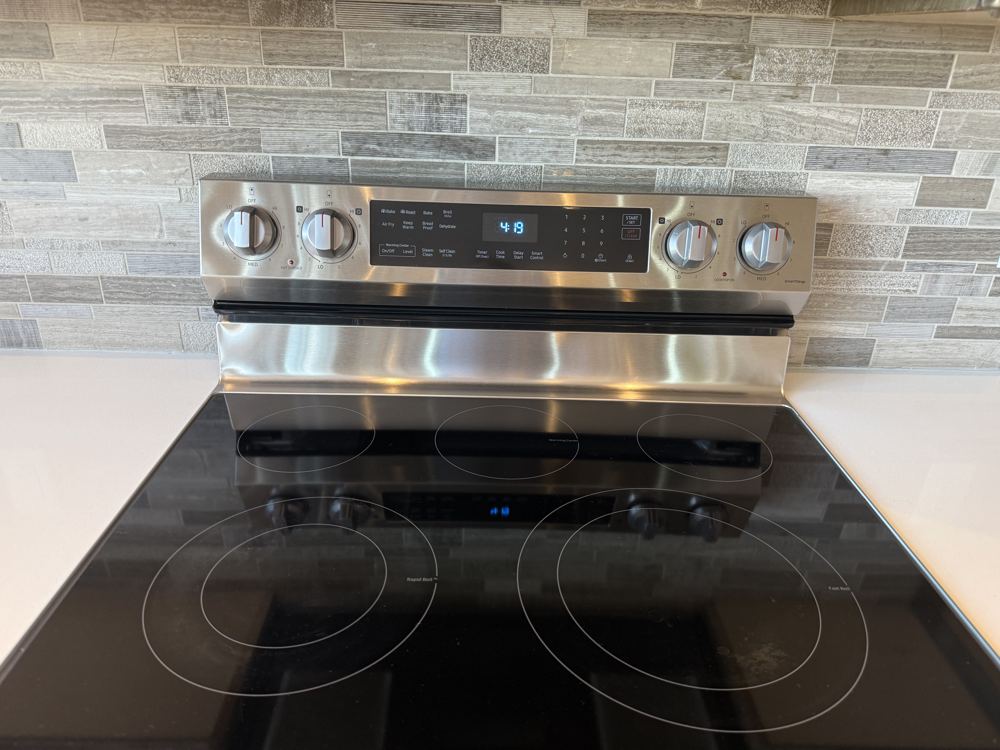 Stovetop after cleaning